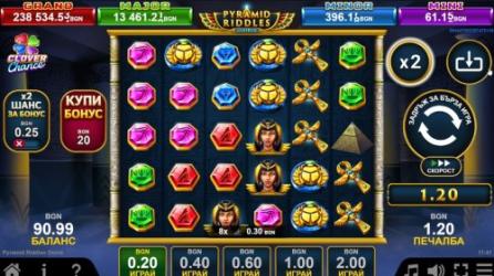 Pyramid Riddles Osiris Clover Chance